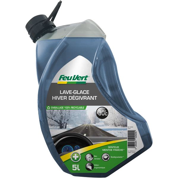 Lave-glace hiver dégivrant -30°C Feu Vert 5L