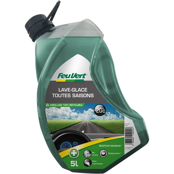 Lave-glace toutes saisons -20°C Feu Vert 5L