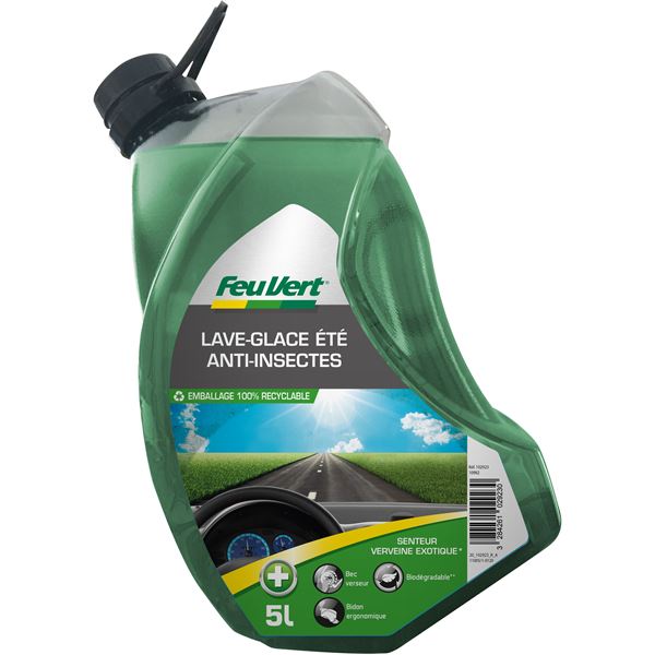 Lave-glace été démoustiquant Feu Vert 5L