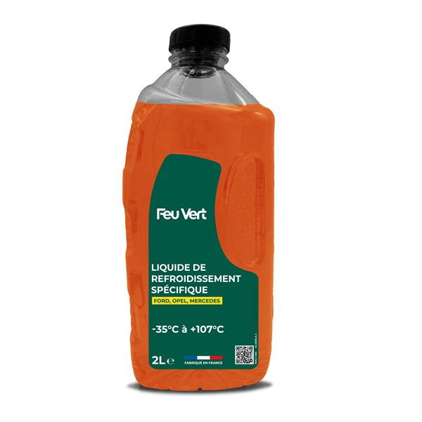 Liquide de refroidissement pour Ford / Mercedes / Opel -35° 2L Feu Vert