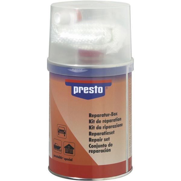 Kit de réparation polyester Presto 1 kg