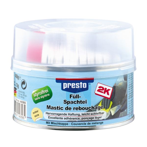 Mastic tous usages + durcisseur 250g PRESTO