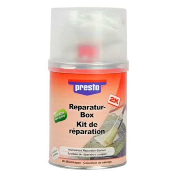 Kit de réparation polysester PRESTO 1kg