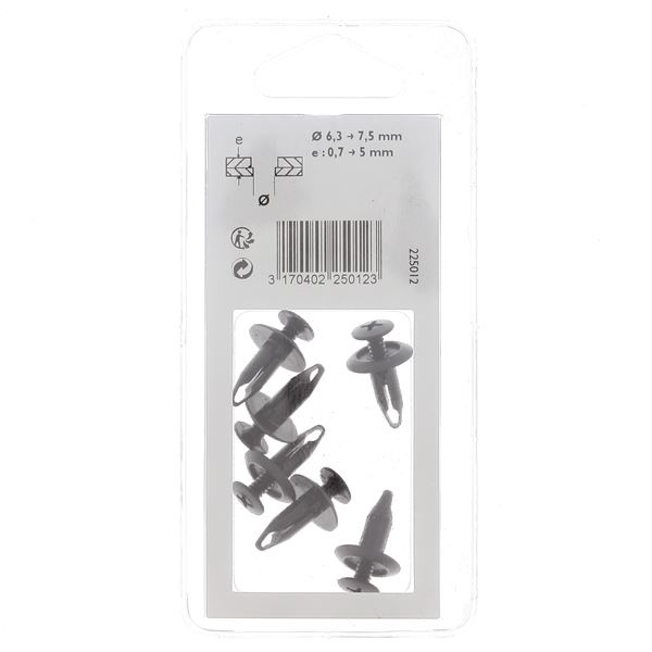 Rivets pour pare-choc 225012 RESTAGRAF X6
