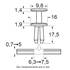 Rivets pour pare-choc 225012 RESTAGRAF X6