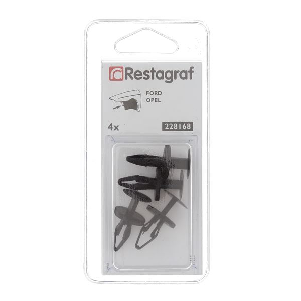 Rivets pour aile, garniture intérieure, pare-choc 228168 RESTAGRAF X4