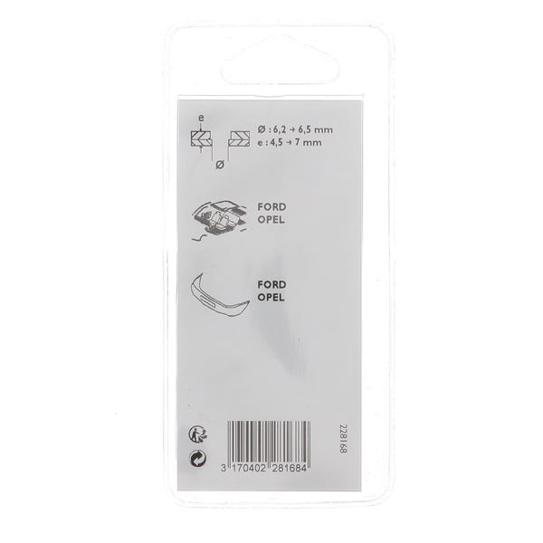 Rivets pour aile, garniture intérieure, pare-choc 228168 RESTAGRAF X4