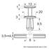 Rivets pour aile, garniture intérieure, pare-choc 228169 RESTAGRAF X4