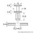 Rivets pour garnitures intérieures, pare-choc 228179 RESTAGRAF X4