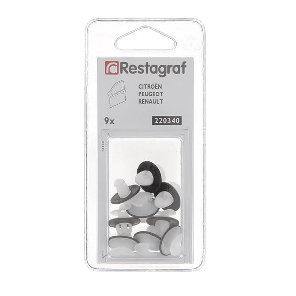 Agrafes pour portière 220340 RESTAGRAF X9