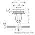 Agrafes pour portière 220340 RESTAGRAF X9