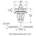 Agrafes pour portière 225007 RESTAGRAF X4