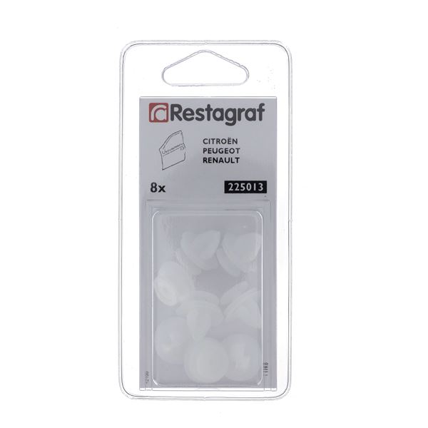 Agrafes pour portière, protection latérale 225013 RESTAGRAF X8