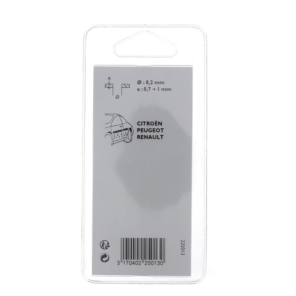 Agrafes pour portière, protection latérale 225013 RESTAGRAF X8