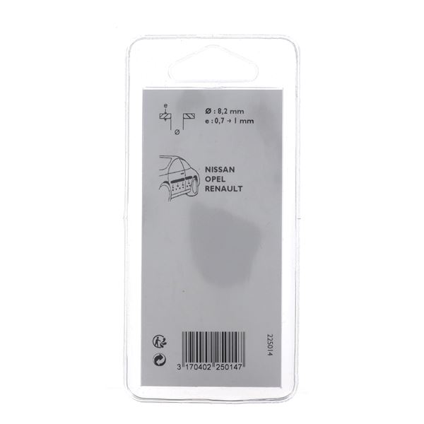 Agrafes pour portière, protection latérale 225014 RESTAGRAF X7