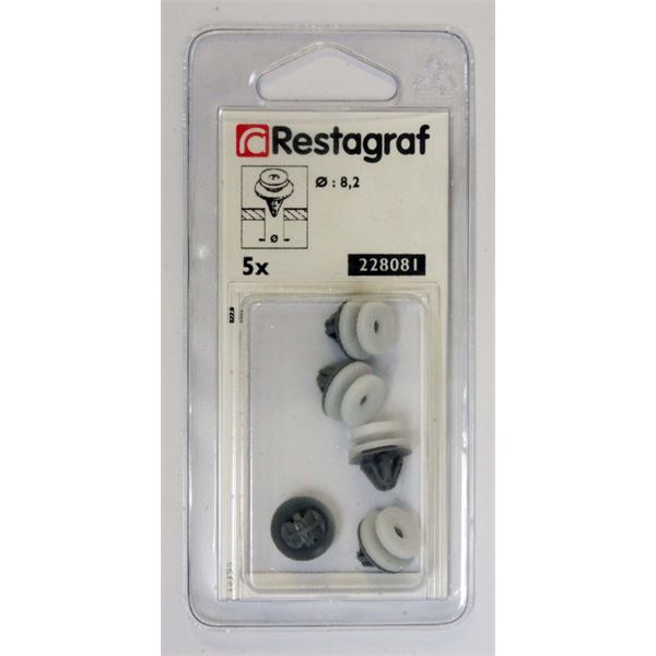 Agrafes pour portières 228081 RESTAGRAF X5