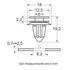 Agrafes pour portière 228083 RESTAGRAF X5