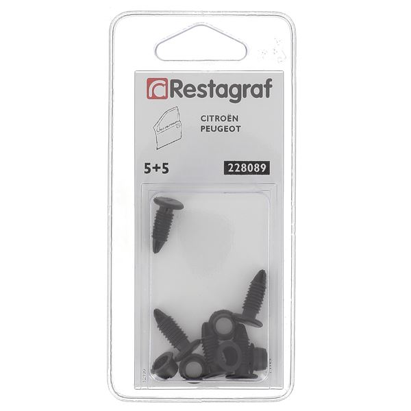 Agrafes pour portière, protection latérale 228089 RESTAGRAF X5