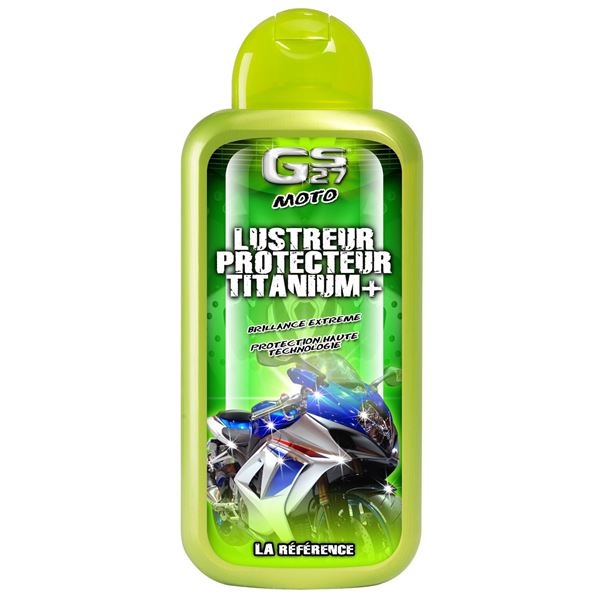 Lustreur protecteur titanium + GS27 Moto 500ml