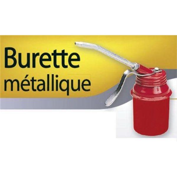 Burette métal à huile