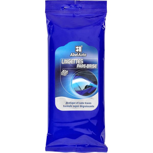 20 Lingettes Vitres Abel