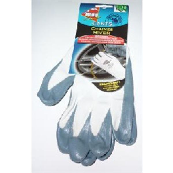 Gants de montage pour chaînes à neige