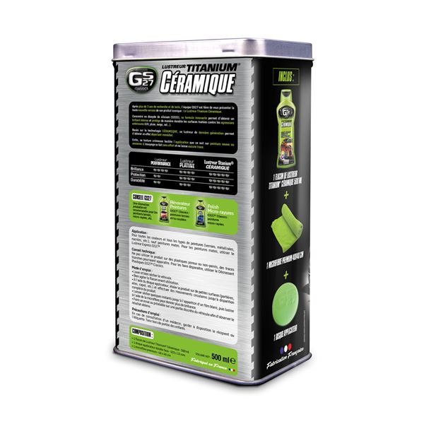 Lustreur Titanium Céramique GS27 500 ml