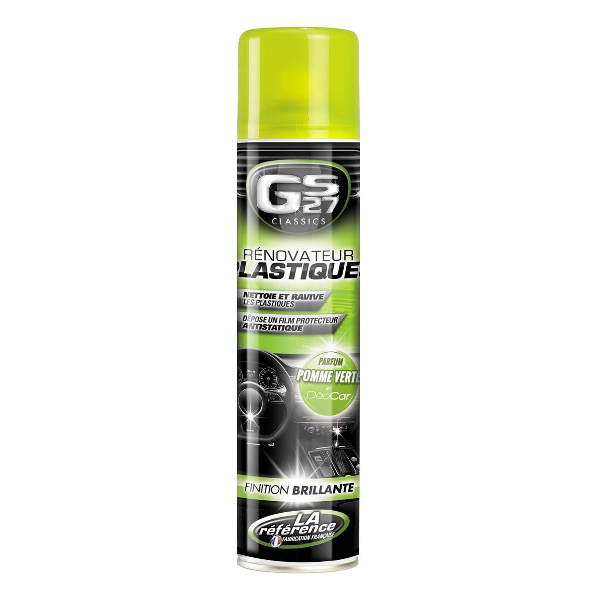 Rénovateur Plastique Brillant Pomme Verte Gs27 400ml