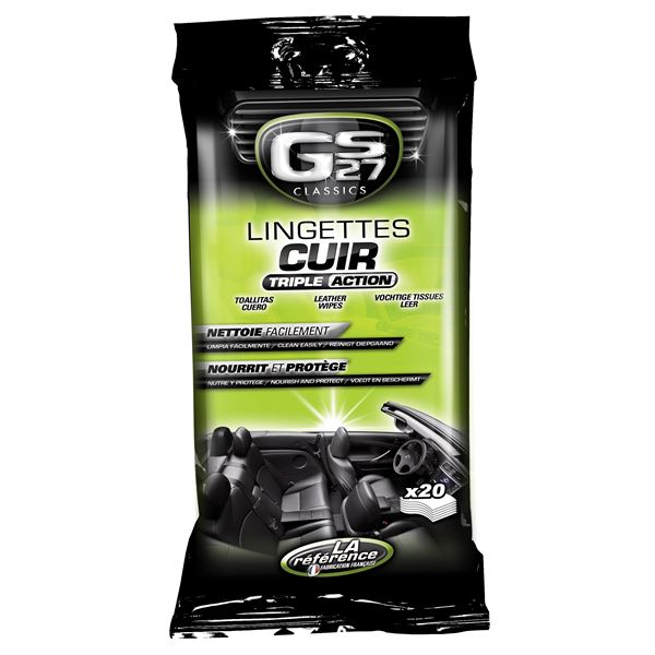 Lingette entretien cuir GS27 x20