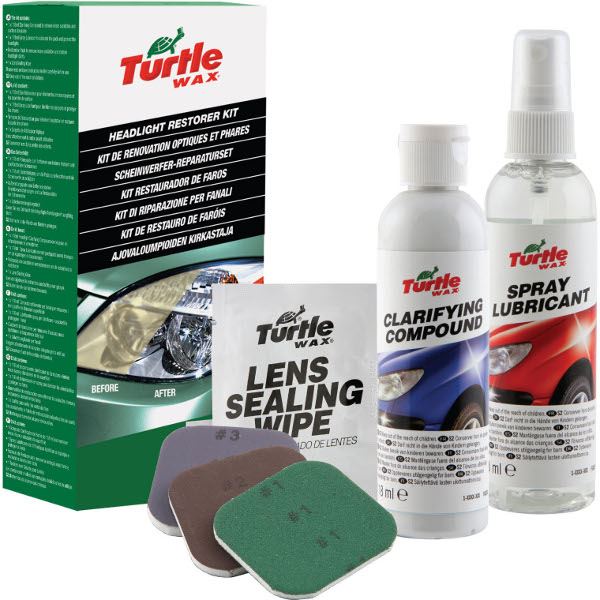 Kit rénovation phares Turtle Wax