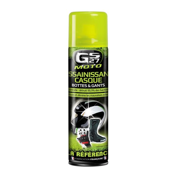 Assainissant casque, bottes et gants moto 250ml GS27