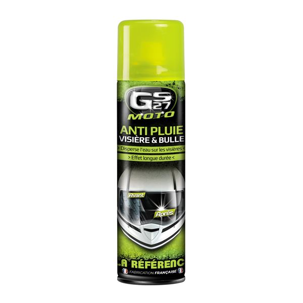 Anti-pluie visière et bulle moto 250ml GS27