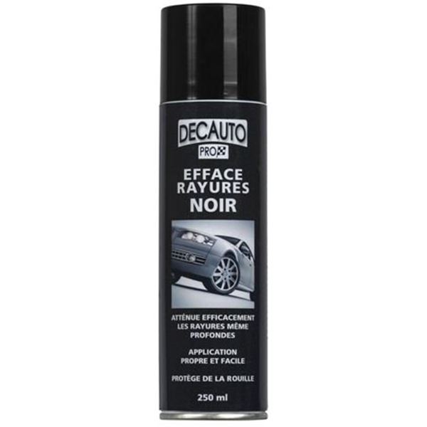 Efface rayures noir en spray DECAUTO 250 ml