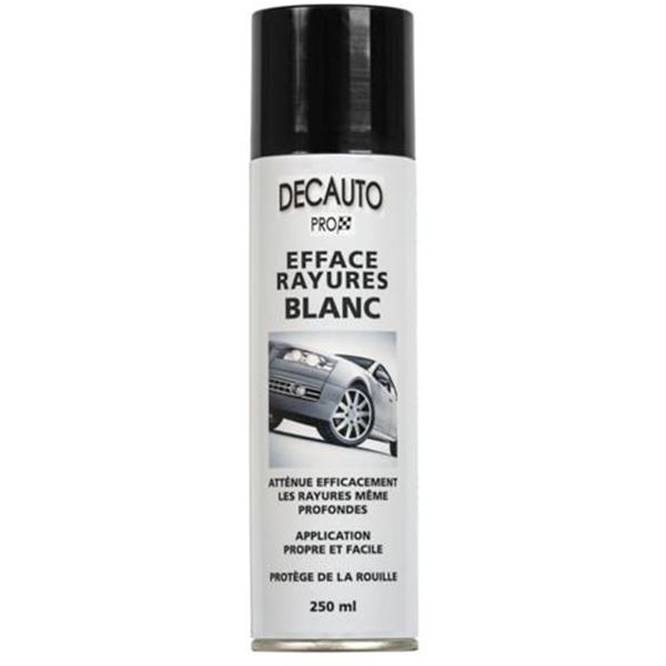 Efface rayures blanc en spray, 250 ml Decauto