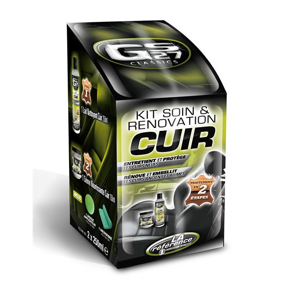 Kit soin et rénovation pour cuir GS27