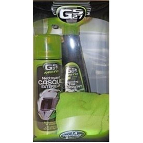 Coffret nettoyant extérieur casque et shampoing ultra-dégraissant GS27