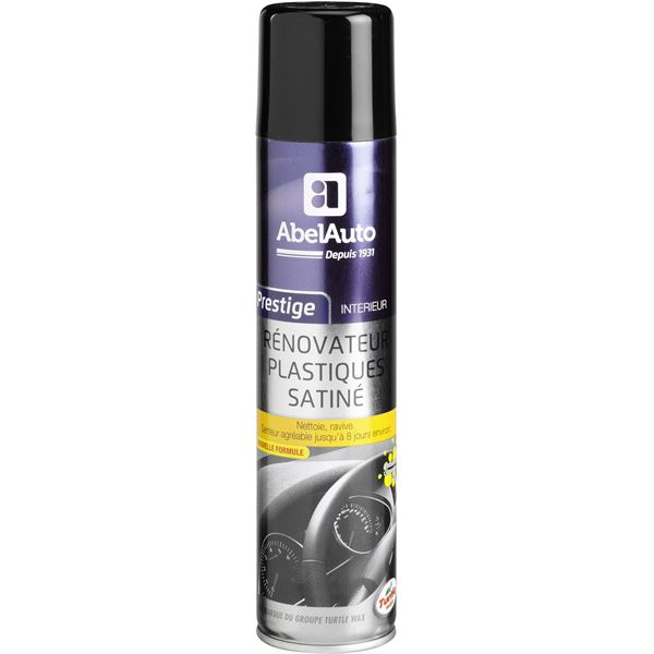 Rénovateur plastiques satinés senteur citronnée ABEL AUTO 300ML