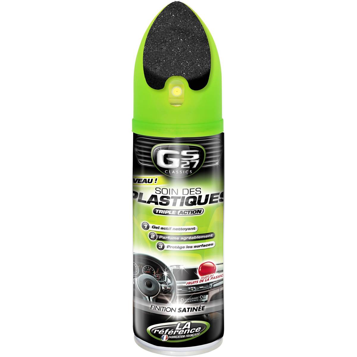 Nettoyant Plastique Avec Éponge Intégrée Gs27 400 Ml