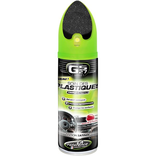 Nettoyant plastique avec éponge intégrée GS27 400 ml