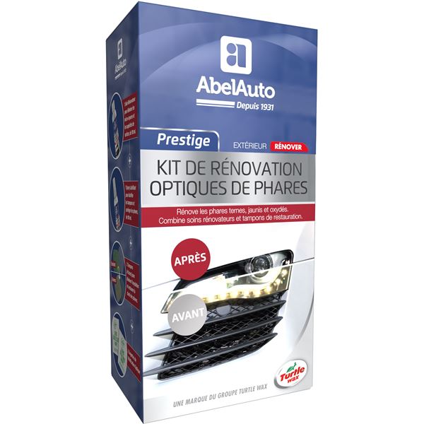Kit rénovation optiques de phares ABEL AUTO