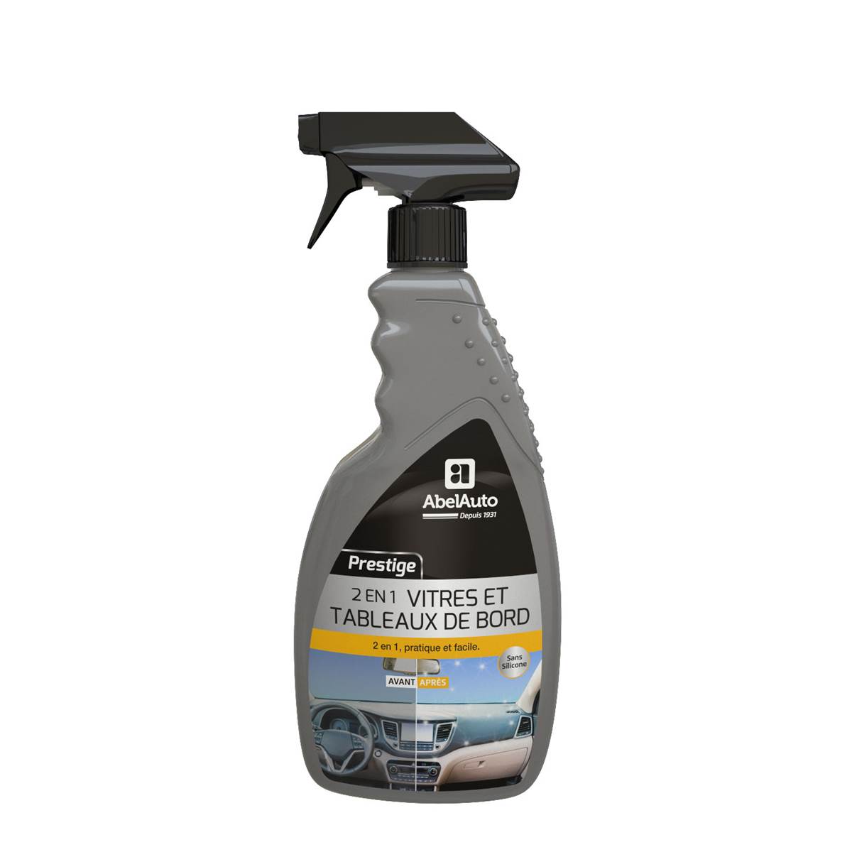 Nettoyant Vitres Et Tableau De Bord 2 En 1 Abel Auto 500 Ml