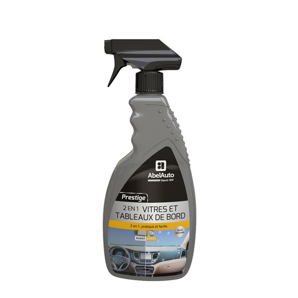 Nettoyant vitres et tableau de bord 2 en 1 ABEL AUTO 500 ml