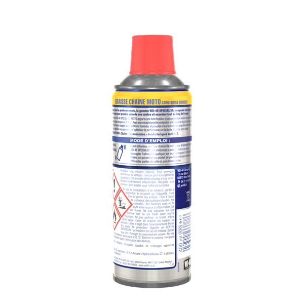 Graisse Chaîne Conditions Humides WD-40 Specialist Moto 400 ml