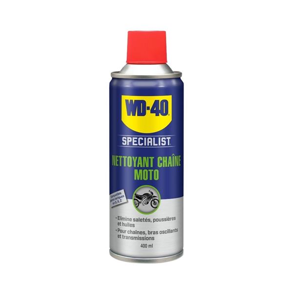 Nettoyant Chaîne WD-40 Specialist Moto 400 ml