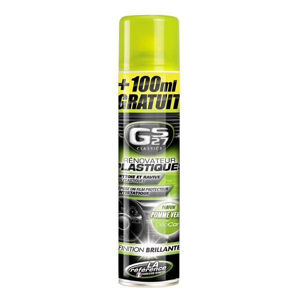 Nettoyant plastique brillant 400ml GS27 + 100ml GRATUIT