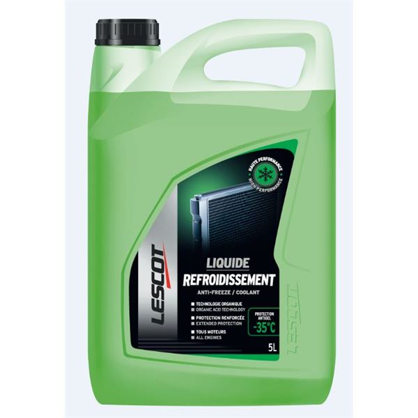 Liquide de refroidissement universel -35°C 5L Lescot