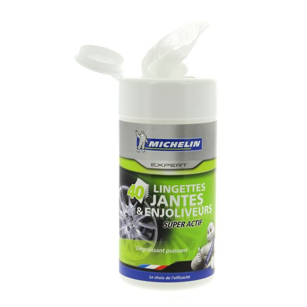Boîte 40 lingettes jantes et enjoliveurs MICHELIN Expert