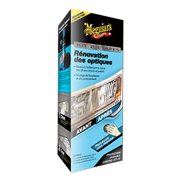 Kit renovation d'optiques 2 étapes MEGUIAR'S