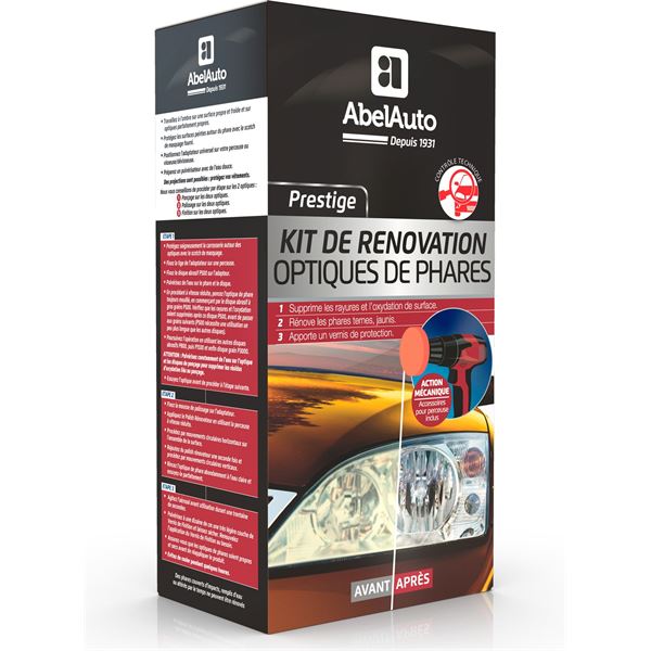 Kit renovation de phares ABEL AUTO