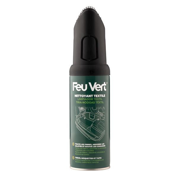 Nettoyant tissus et moquettes avec brosse FEU VERT 400ml